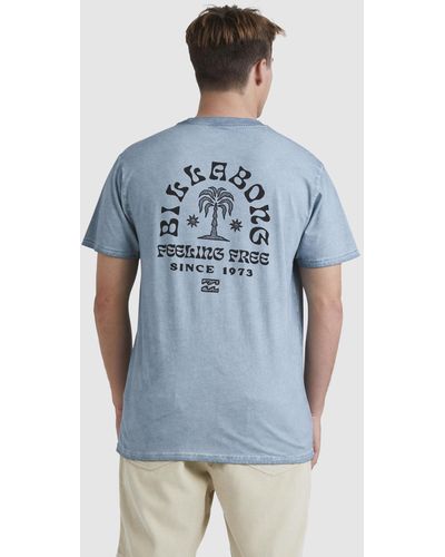 Billabong Big Wave Shaz T Shirt For Men - Blue
