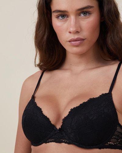 Aurora Lace Strapless Push Up Bra by Cotton On Body Online