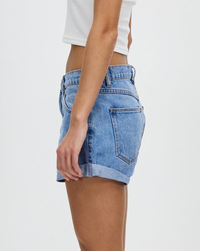 A.Brand Slouch Shorts - Blue