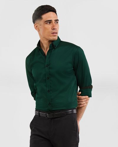 Tarocash Marko Geo Shirt - Green