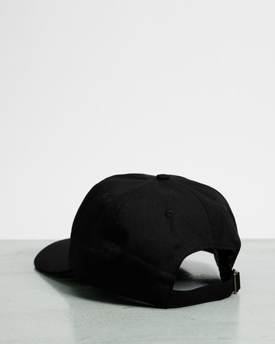 Palmes Circle 6 Panel Cap - Black