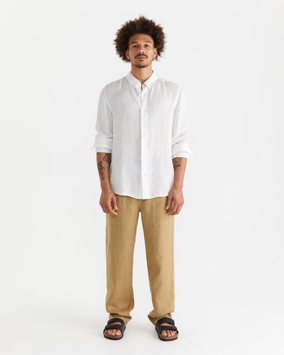 Jag The Linen Shirt - White