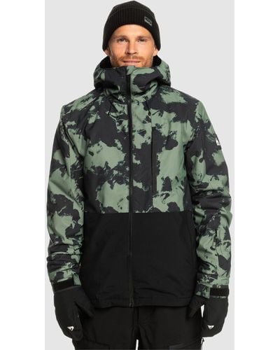 Quiksilver Mission Technical Snow Jacket - Green