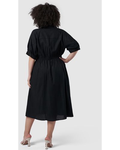 Something 4 Olivia Isabella Midi Dress - Black