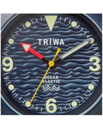 Triwa Time For Oceans Deep Blue