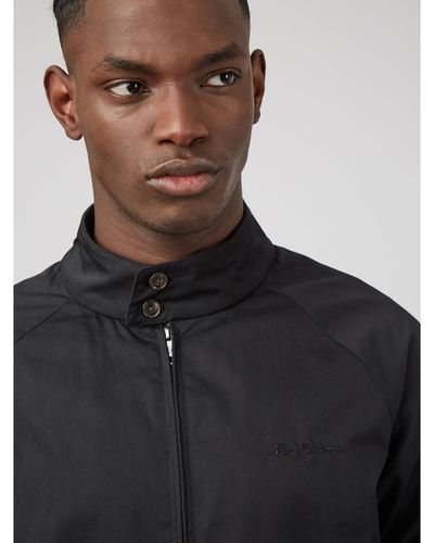 Ben Sherman Signature Harrington Jacket - Black