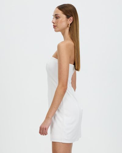 Third Form Form Strapless Mini Dress - White