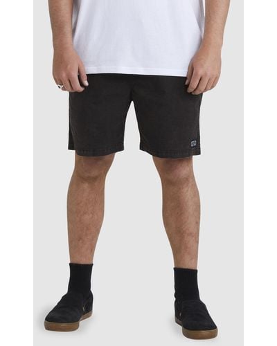 Billabong Mario Stretch Elastic Shorts - Black
