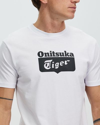 Onitsuka Tiger Logo Tee - White