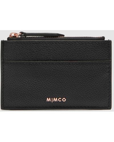 Mimco Classico Duo Card Wallet - Black
