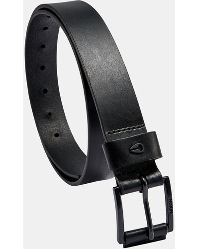 Nixon Americana Leather Belt - Black