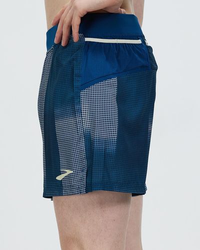 Brooks Sherpa 5 Inch Shorts - Blue
