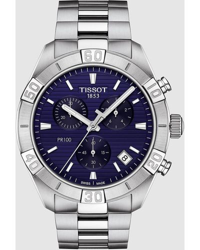 Tissot Pr 100 Sport Gent Chronograph - Metallic