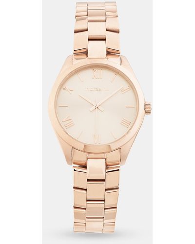 Michael Hill ' Watch In Tone Stainless Steel - Pink