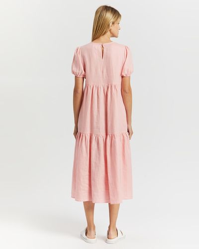 White By FTL Mardi Dress - Pink