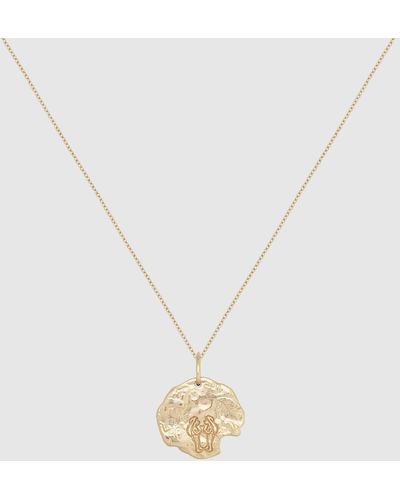 YCL Jewels Gemini Astrology Necklace - White