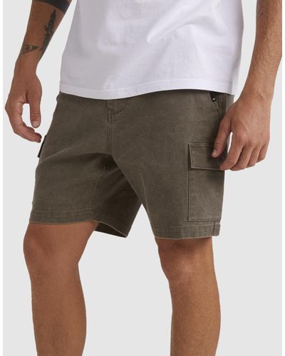 Quiksilver Crowded Cargo Shorts - Grey