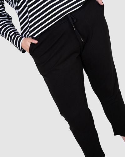 Love Your Wardrobe Hayley Essential Ponte Trousers - Black