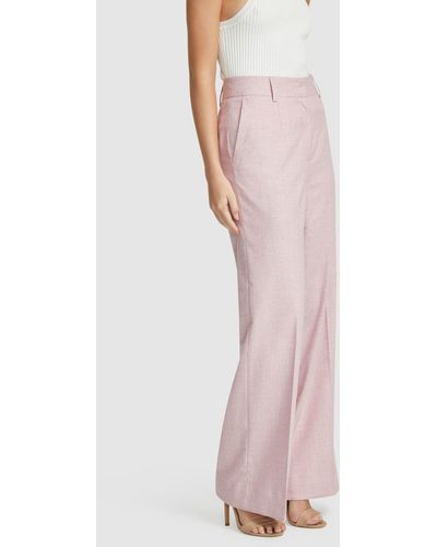 OXFORD Lydia Eco Suit Trousers - Pink