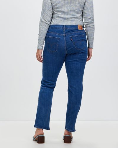 Levi's Curve Plus 314 Shaping Straight Jeans - Blue