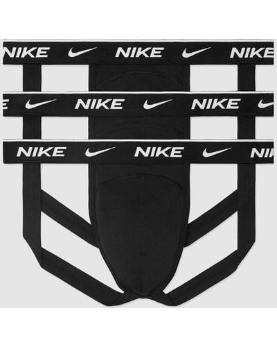 Nike Everyday Essential Jock Strap 3 Pack - Black