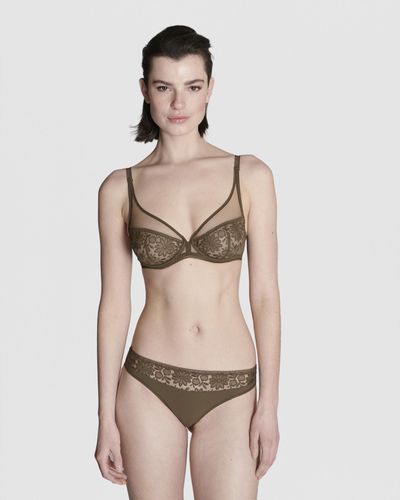Simone Perele Amazone Bikini Brief - Brown