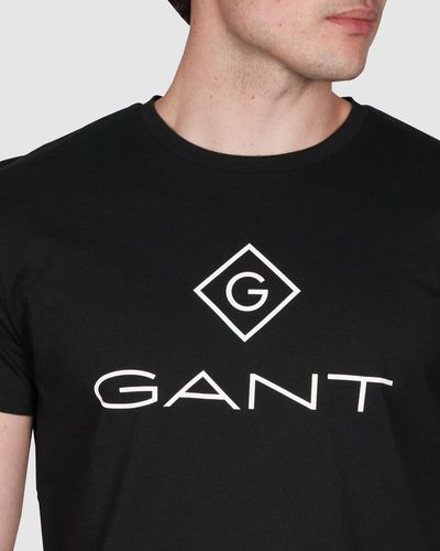 GANT Diamond G T Shirt - Black
