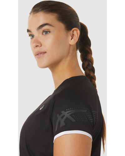 Asics Icon Short Sleeved Top - Black