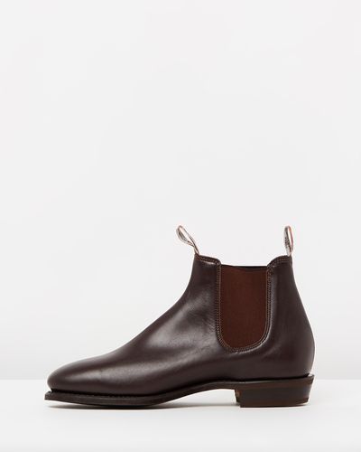 R.M.Williams Adelaide Boots Rubber Sole - Brown