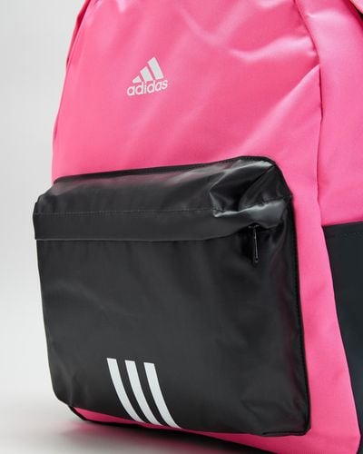 adidas Originals Classic Badge Of Sport 3 Stripes Backpack - Pink