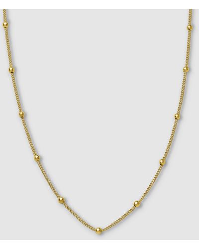 ROSEFIELD Dotted Necklace - Metallic