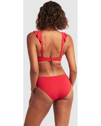 Sea Level Essentials Regular Bikini Pant - Red