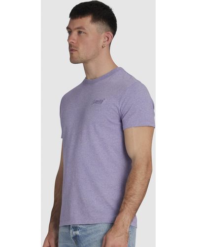 Superdry Essential T Shirt - Purple