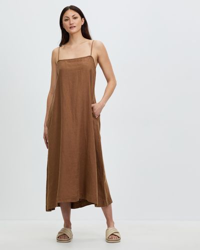 Assembly Label Tully Dress - Brown