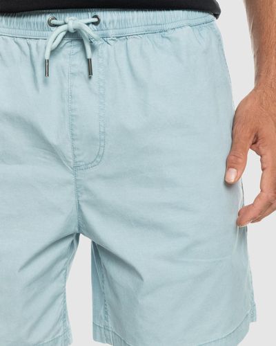 Quiksilver Taxer Elasticated Shorts For Men - Blue