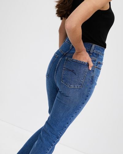 Nobody Denim Frankie Ankle Stretch Slim High Rise Jeans - Blue