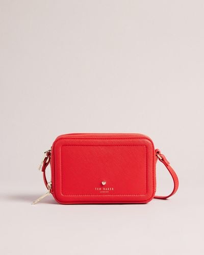 Ted Baker Stinah Heart Studded Small Camera Bag - Red