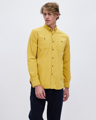 Marcs Cord Games Ls Shirt - Yellow