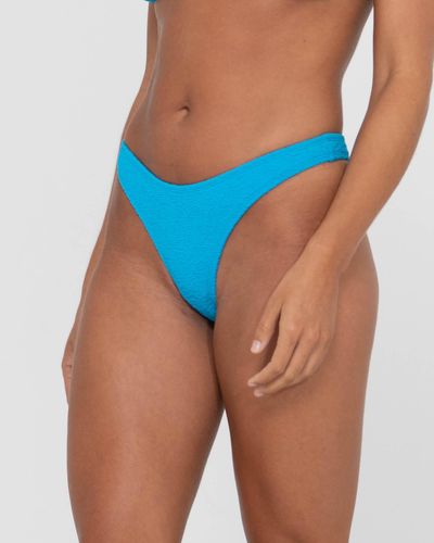 Rusty Sandalwood Brazilian Bikini P - Blue