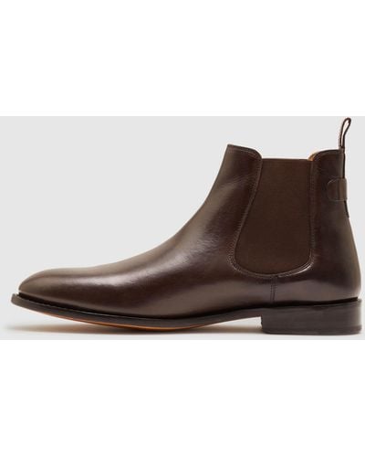 OXFORD Gage Goodyear Welted Chelsea Boots - Brown