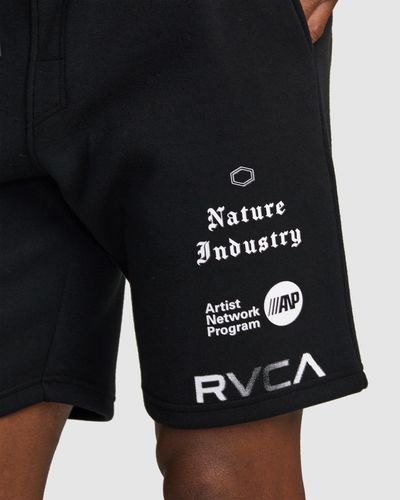 RVCA Va Sport 19" Sports Sweat Shorts - Black