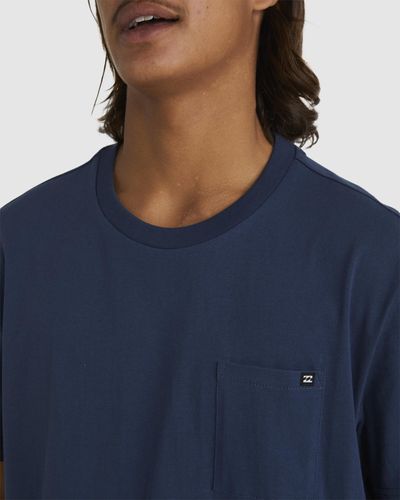 Billabong Premium Pocket T Shirt For Men - Blue