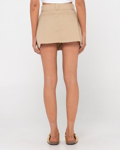 Rusty Bobbi Mini Skirt - Natural