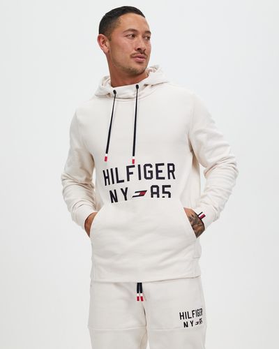 Tommy Sport Graphic Hoody - White