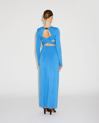 Lover Raelyn Cross Front Dress - Blue