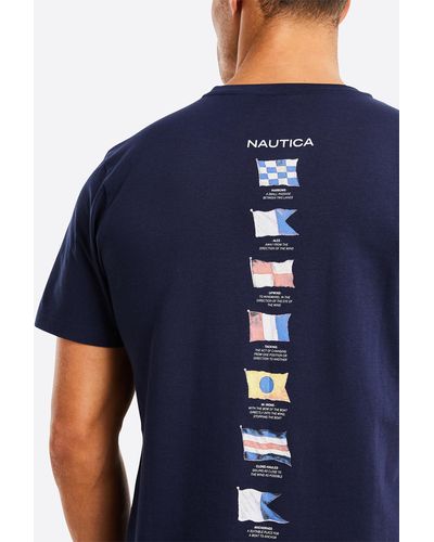 Nautica Big & Tall J Class Collection Archie Tee - Blue
