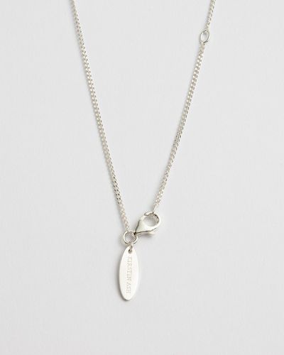 Kirstin Ash T Outline Initial Necklace - Metallic
