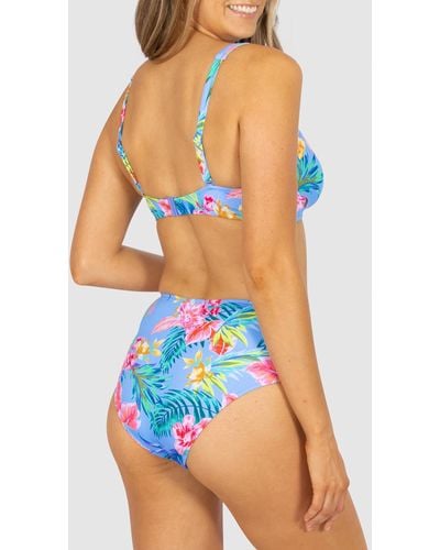 Baku Swimwear Bermuda Mid Bikini Pant - Blue