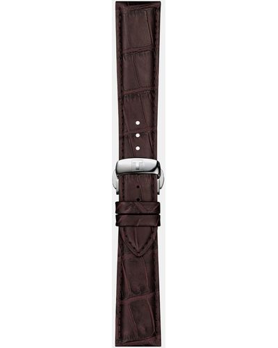 Tissot Official Leather Strap Lugs 21mm - Brown