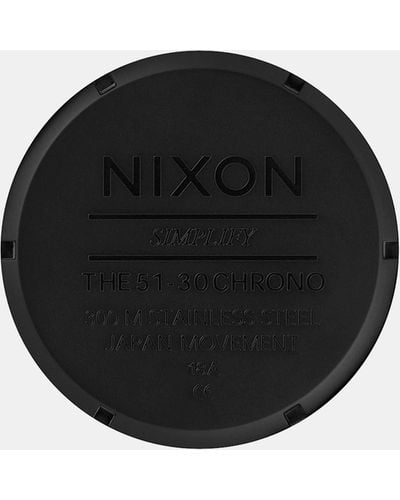 Nixon 51 30 Chrono Watch - Black
